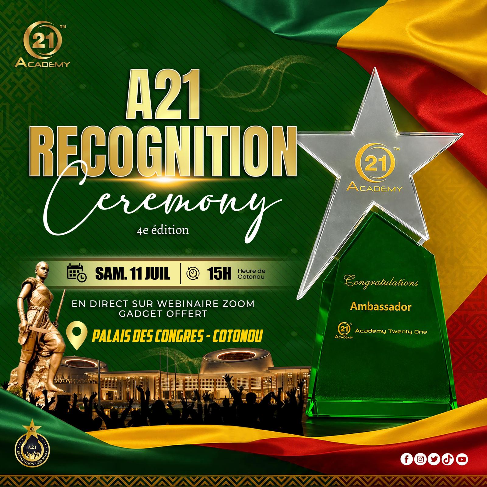 Affiche A21 Recognition Ceremony